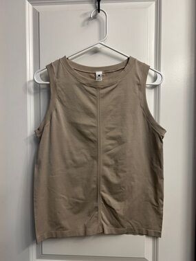 Yogalicious Sleeveless Tank Top - Taupe NWOT